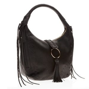Big Buddah tassel flap whipstitch hobo